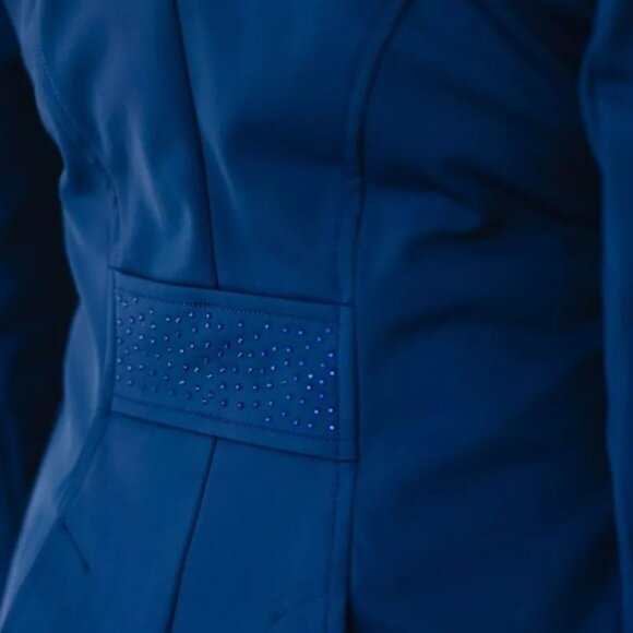 Short DRESSAGE COAT in NAVY BLUE by OVATION NEW with Tags Sizes 4-16 - Picture 5 of 8